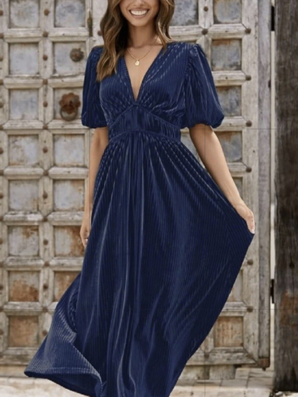 Navy Blue Dress Size S Party Wedding Guest Maxigerui